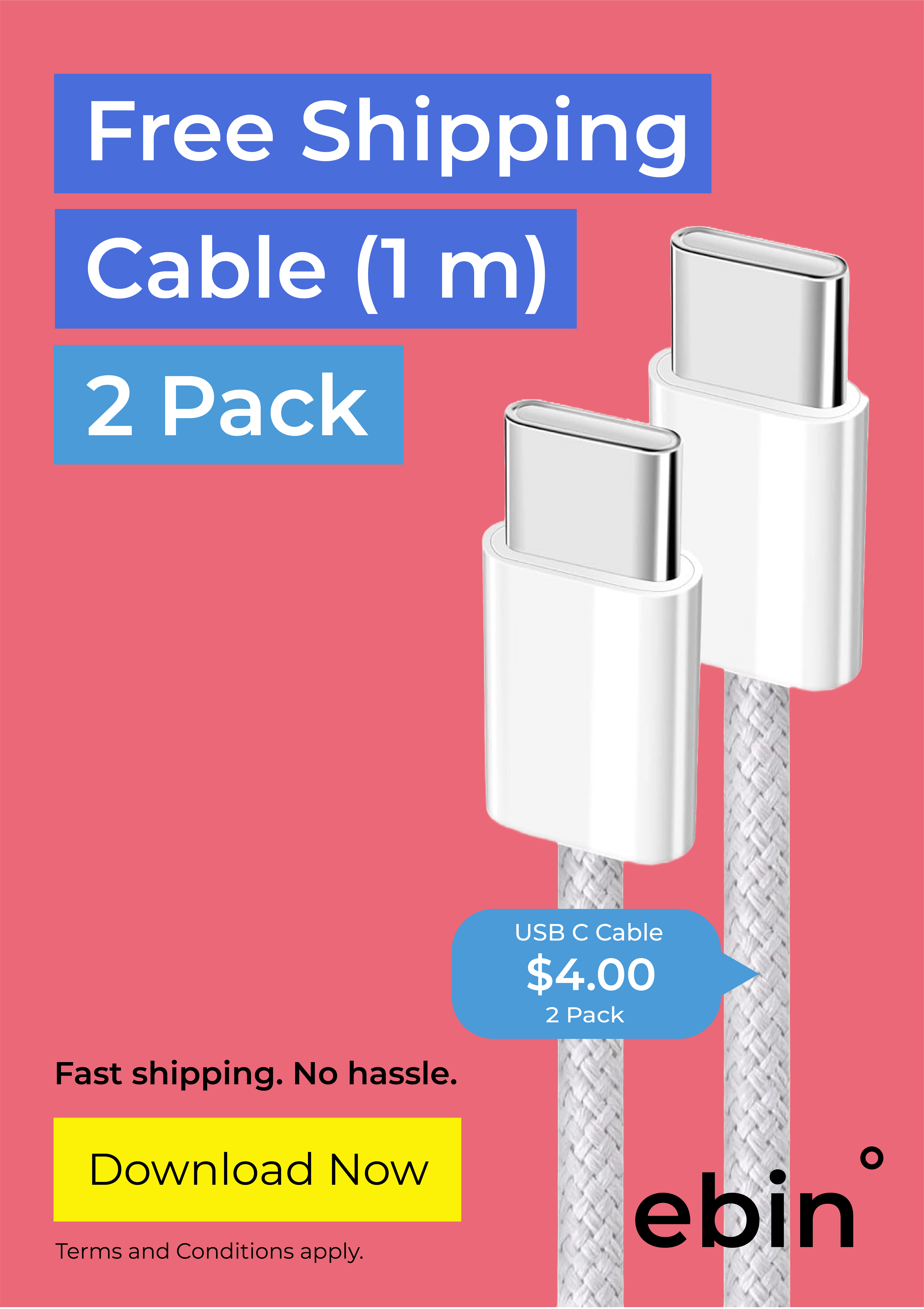 Free shipping on cables